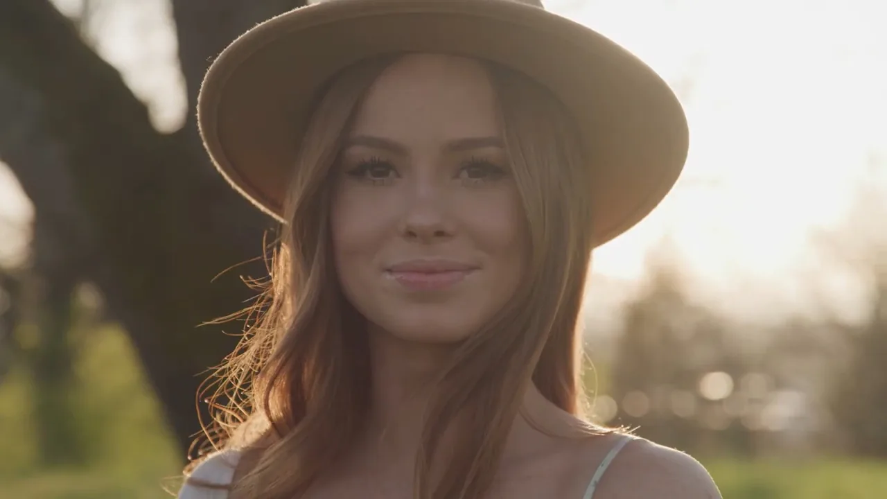 Cinematic portrait shot from a Videoburst brand video production